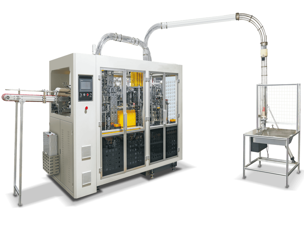 Auto Paper Cup Machine with Paper Forming System for Efficient Production.